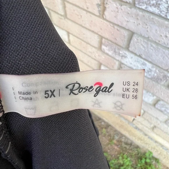 👗Rose gal plus size black high waist bottoms ( part of 3 for $25 promo) - Picture 5 of 5